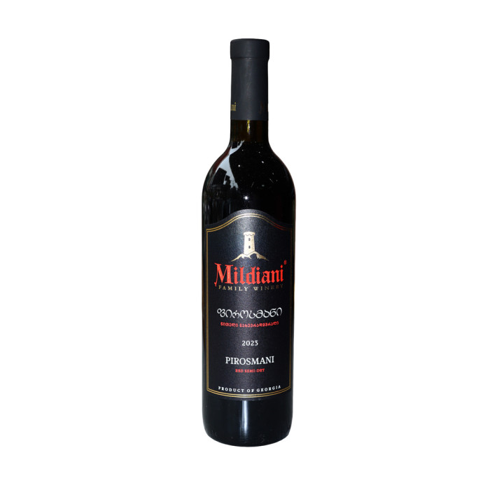 Mildiani Pirosmani red semi-dry 2023